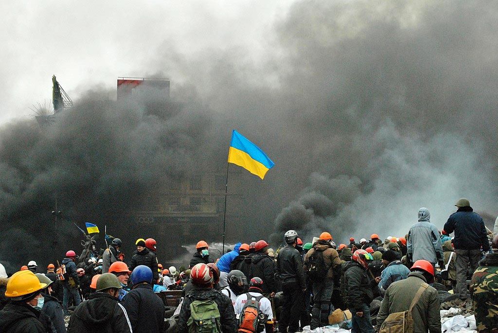 Scene from the Maidan Revolution of 2014
