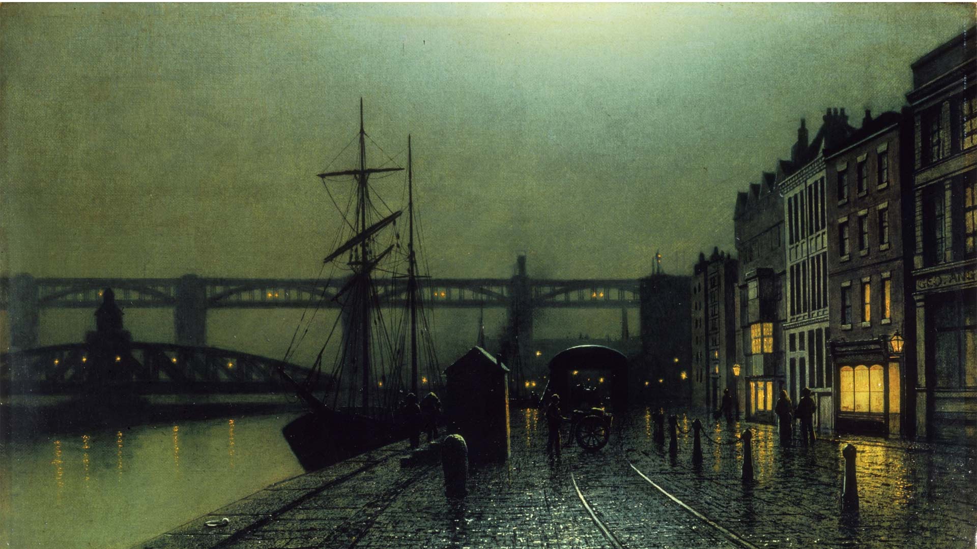 The Quayside in Newcastle 1895