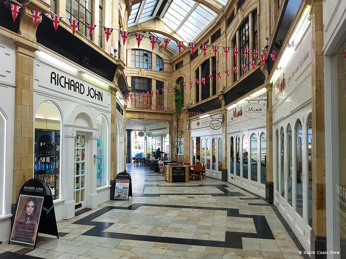 Royal Arcade in Worthing Royal Arcade in Worthing.