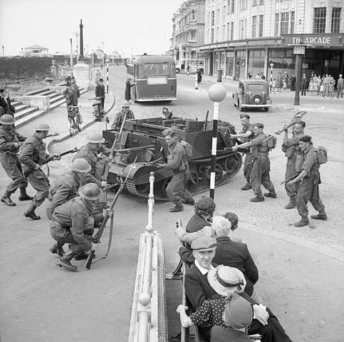 Home Guard exercises in Worthing