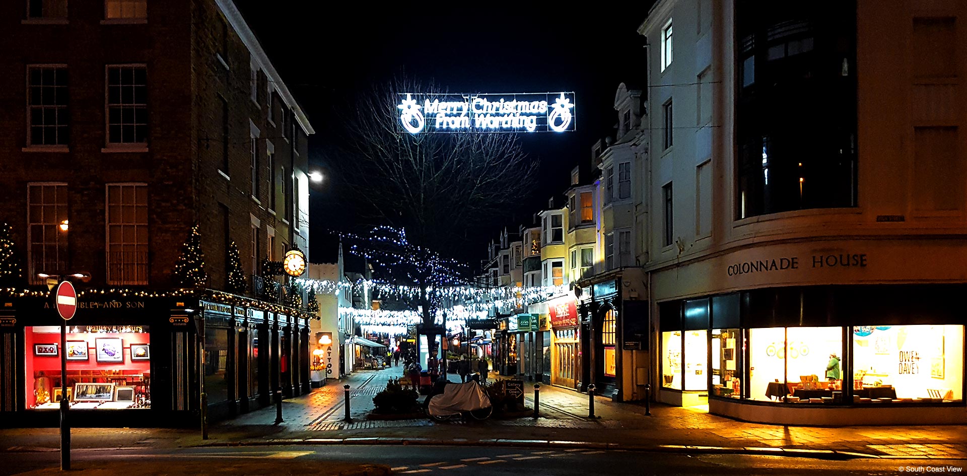 Warwick Street in Worthing Warwick Street in Worthing.