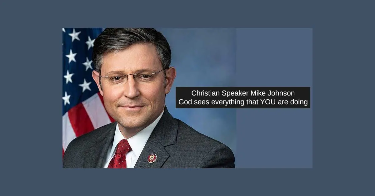 Christian Speaker Mike Johnson.
