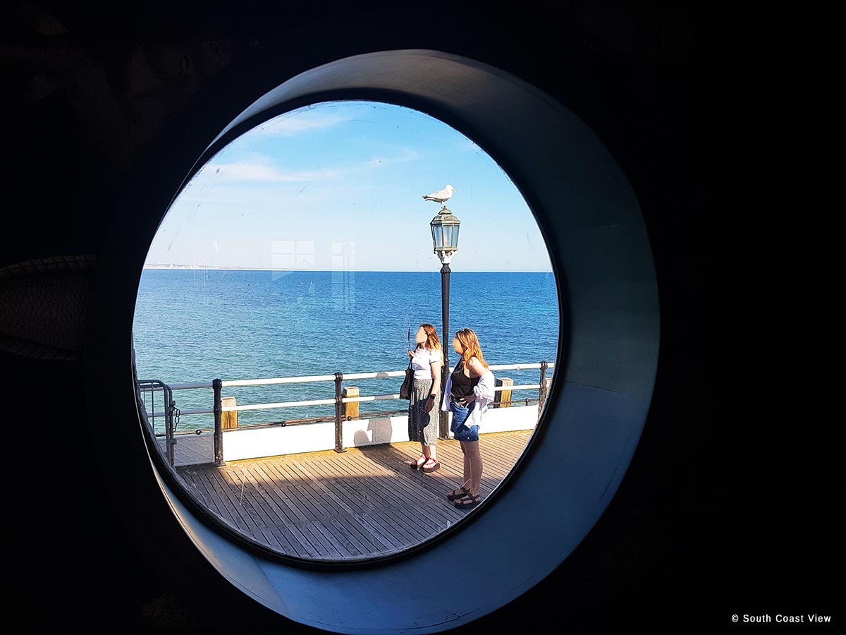 Friends on Worthing Pier Friends on Worthing Pier