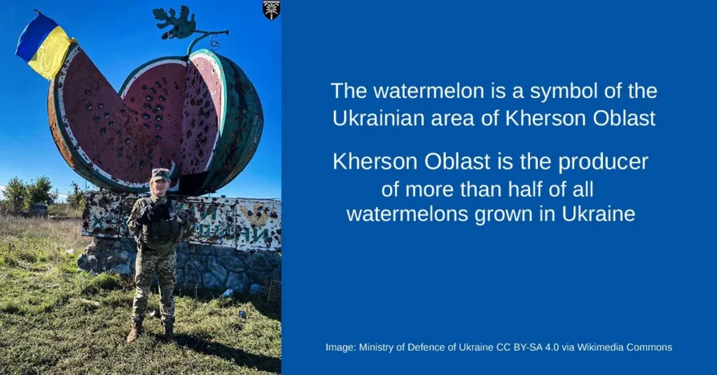 Watermelons of Kherson.