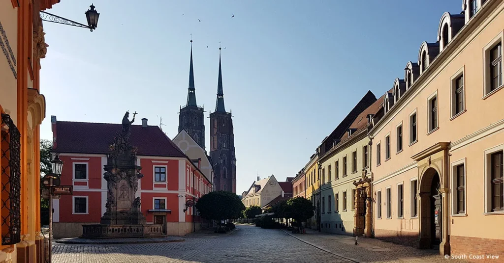 Cathedral Island in Wrocław.