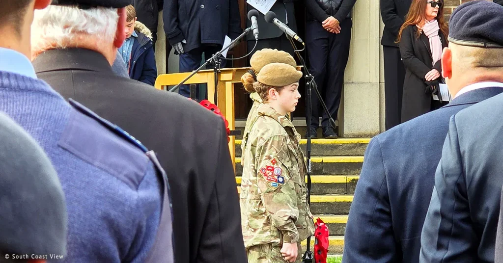 Remembrance Sunday Ceremony in Worthing.