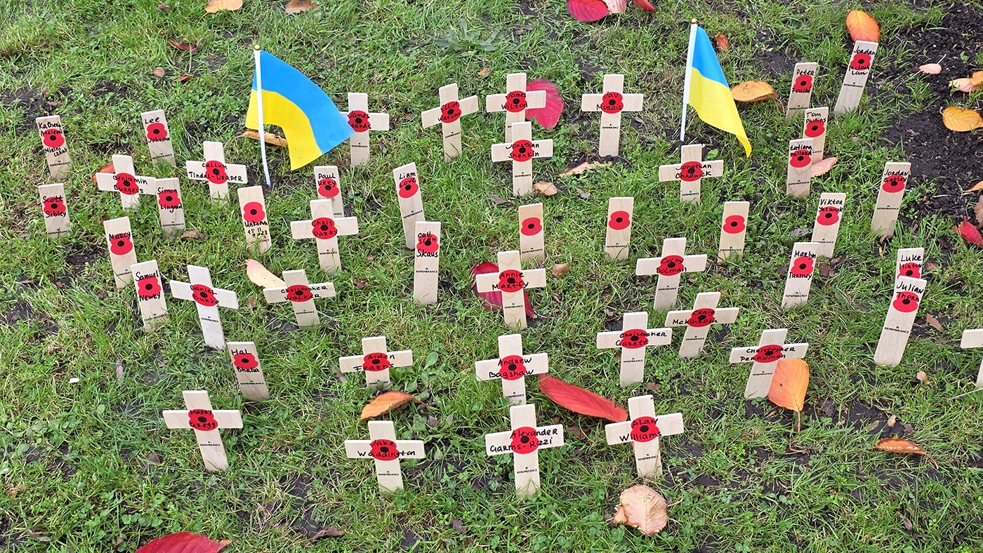 A cross for each British Defender who died for Ukraine, with deep gratitude. A cross for each British Defender who died for Ukraine, with deep gratitude.