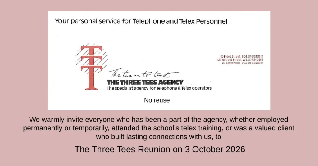 The Three Tees Agency london featured.
