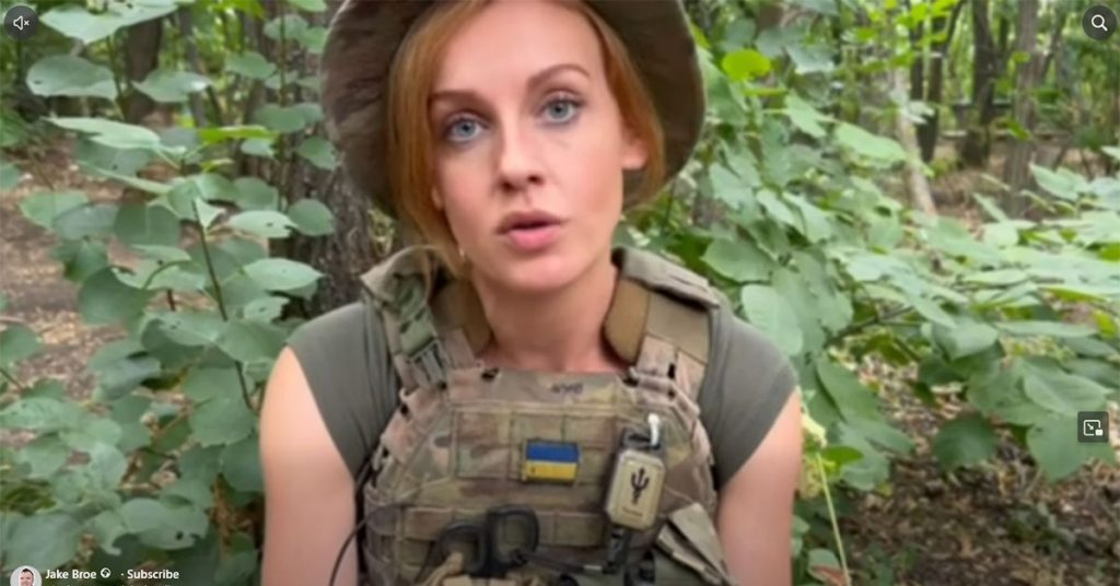 Rebekah Maciorowski is a combat medic in Ukraine.