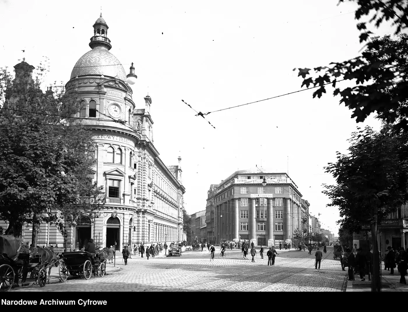 The main German post office in Wielopole Street, Kraków.